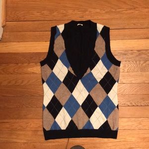 J.Crew Argyle Vest
